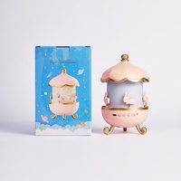Veilleuse musicale LED rotative pour chambre d'enfant, projecteur de films, décoration carrousel, idéal pour la maternelle, le meilleur cadeau