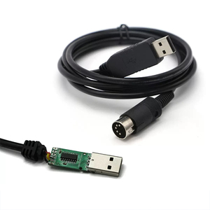 Custom FTDI FT232RL RS232 <b>USB</b> to 5pin 8 Pin <b>MINI</b> DIN Midi TTL Serial <b>Cable</b> - Product Image 2