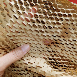 <span class=keywords><strong>Carta</strong></span> <span class=keywords><strong>da</strong></span> Imballaggio Biodegradabile a Nido d'Ape <span class=keywords><strong>Marrone</strong></span>, <span class=keywords><strong>Carta</strong></span> Kraft Ondulata per Confezioni Regalo e Scatole - Product Image 3