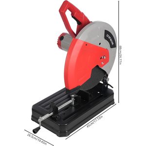 Macchina da taglio Premium 2800W da 14 pollici diametro lama sega per metallo 3900rpm senza carico velocità 0-45 taglierina regolabile - Product Image 4