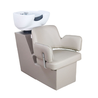 Beauté Coiffure Meubles Lavage Salon Bol Lavage Cheveux Lavabo et Chaise Mobile Lavage Shampooing Bassin Meubles Chaise