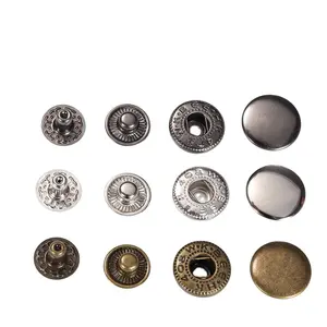 Custom Metal Snap Buttons With Logo Eyelet Snap Button Rivets For Clothing