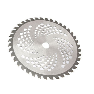 Lames en acier au manganèse durables et personnalisables à soixante dents 3/8, 2 pièces, OEM XF-L007, pièces de tondeuse à gazon, noir/blanc, garantie 1 an - Product Image 2
