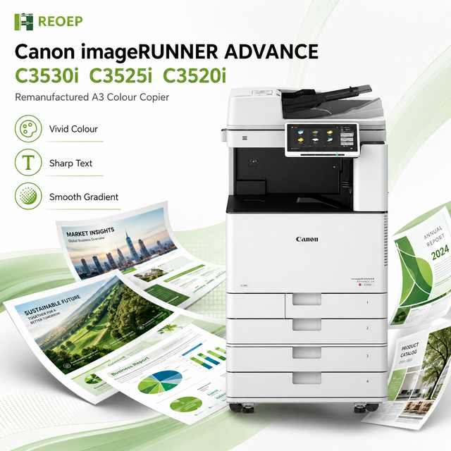 REOEP Used General A3 Color Laser Copier/Printer for C3520i C3525i C3530i