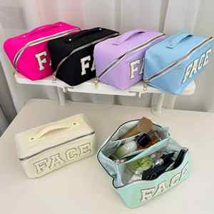 Wholesale 30*22*2CM Transparent Pvc Nylon Tie Dye Clear Zipper Pouches Makeup Cosmetic <b>Bag</b> - Product Image 5