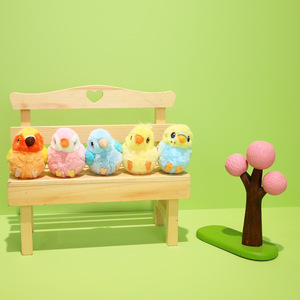 <strong>Wholesale</strong> Mini Soft PP Cotton Embroidered Lifelike Wild Bird Plush Keychain Sparrow Toucan <strong>Parrot</strong> Kingfisher Stuffed <strong>Toy</strong> - Product Image 1