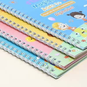 Multilingual Indented Tracing Workbook Kids French Spanish Arabic Russian <strong>Writing</strong> <strong>Set</strong> Self Fading Pens Grips Holder Refills - Product Image 2