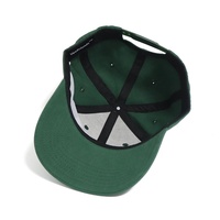 Gorra de Béisbol de Lona de 6 Paneles de Lujo para Adultos, Diseño Popular Personalizado con Logotipo Bordado en 3D de Alta Calidad, Color Verde