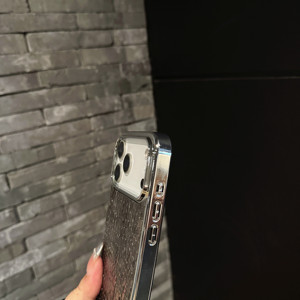 <span class=keywords><strong>Coque</strong></span> de téléphone tendance effet crocodile brillant et plaqué pour <span class=keywords><strong>iPhone</strong></span> Air 17 16 15 14 13 12 <span class=keywords><strong>11</strong></span> Pro Max – <span class=keywords><strong>Coque</strong></span> rigide électroplaquée - Product Image 5