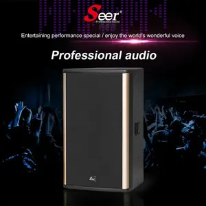 Seer 10 inç profesyonel 2.0 kanal ahşap hoparlör sistemi LCD ekran pasif operasyon hattı dizisi tasarım ticari ev kullanımı için - Product Image 3