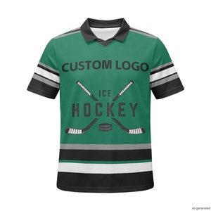 Nouvelles tenues de hockey sur glace en fibre de polyester 2026 avec caractéristiques imperméables, antibactériennes et respirantes, personnalisables avec le nom de l'équipe - Product Image 5