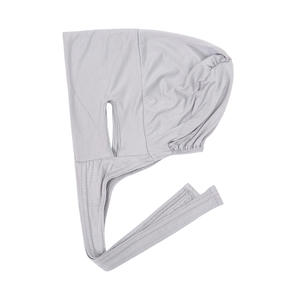 Bonnet intérieur élastique en jersey pour hijab, uni, ajustable, avec trou pour les oreilles - Product Image 5