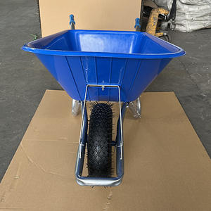 En stock listo para envío inmediato en cualquier momento WB6414P Venta caliente Europea 85L <span class=keywords><strong>Carretilla</strong></span> de plástico <span class=keywords><strong>Rueda</strong></span> <span class=keywords><strong>Carretilla</strong></span> de jardín - Product Image 3