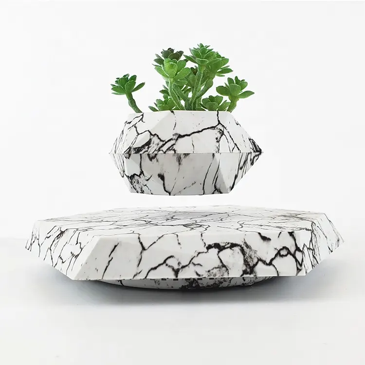 Indoor Decoratie Kunstplanten Plastic Boom Pot Faux Simulatie Plantas Magnetische Levitatie Bonsai