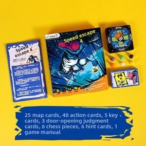 เกมกระดานกระดาษ Speed Escape กลยุทธ์หนีออกจากห้อง สำหรับผู้ปกครองและเด็ก ผู้ใหญ่ งานเลี้ยงสังสรรค์ - Product Image 5