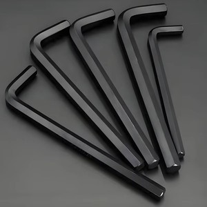 1/16 5/64 3/32 7/64 1/8 1/4 3/8 Inch Size L Type Hex <strong>Key</strong> 45 Carbon Steel Black Oxide <strong>Allen</strong> Wrench - Product Image 3