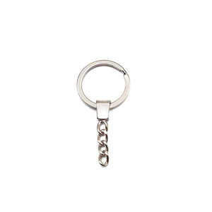 Metal Keychain With Chain Round Ring Silver Gold Durable For Plush Toys And <b>Dolls</b> <b>Accessories</b> - Product Image 4