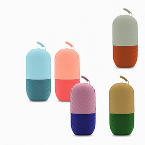 Rouleau de massage facial en silicone écologique personnalisé, réutilisable, rafraîchissant, compatible lave-vaisselle, pour les yeux et la peau - Product Image 1