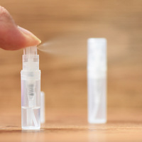 Mini flacon de parfum en plastique à sertir de 2 ml, 3 ml, 5 ml, mini atomiseur, flacon échantillon, flacon pulvérisateur de parfum
