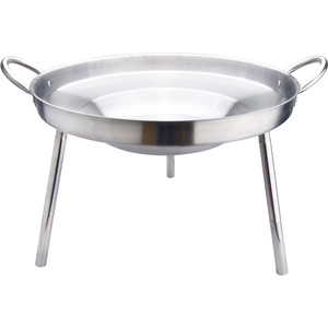 Sartén Redonda Multiusos <span class=keywords><strong>para</strong></span> Acampar al Aire Libre, <span class=keywords><strong>para</strong></span> Playa, Fogatas, de Gran Tamaño, Antiadherente, con 3 Patas, Sartén Redonda <span class=keywords><strong>para</strong></span> Acampar - Product Image 6