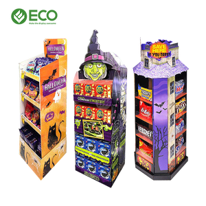 Sinh thái tùy chỉnh Halloween quảng cáo hiển thị đứng siêu thị Halloween thực phẩm tông sàn hiển thị giá - Product Image 3