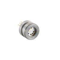 Connecteur mâle scellé verre-métal à 6 broches pour compteur de gaz, terminal haute température
