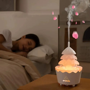 New Arrival Christmas Tree Mini <b>Essential</b> <b>Oil</b> <b>Diffuser</b> Quiet Remote Control Portable Humidifier <b>for</b> Home Car - Product Image 4