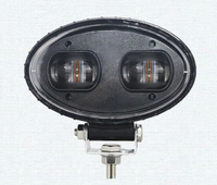 Feu de sécurité à double tête de type point bleu pour chariot élévateur, lampe d'avertissement pour zone de travail, sécurité pour l'utilisation des chariots élévateurs