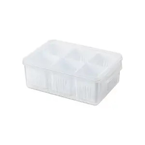 Food Grade Plastic Kitchen Ingredients Frozen Food Preservation Vegetable Preparation Drainage and And Drainage Storage Box
