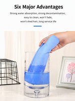 Serviette de bain pour animaux de compagnie en tissu non tissé, légère, écologique, à séchage rapide, sans peluches, résistante aux UV, la plus vendue