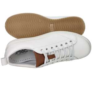 Zapatos Imac Uomo Blancos con Tacón de 3 cm, Tallas 40, 41, 42, 43, 44, 45, 46, con Cordones y Plataforma para Aumentar la Estatura - Product Image 6