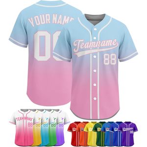 Custom Baseball Jersey Personalized Team Uniform Shirt Unisex Adult Breathable Sublimated Print For Men Women Boys Girls - Product Image 1