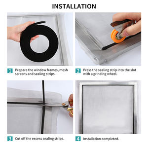 Spline de vinilo dentado para ventana Pantalla de puerta Ventana de insecto - Product Image 3