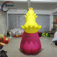 Costume gonflable d'homme de dessin animé géant de ballons de défilé de style unique pour des événements extérieurs-inclut
