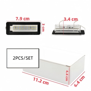 2 Piezas de Lámparas LED para Placa de <span class=keywords><strong>Matrícula</strong></span> de Coche para Benz Smart Fortwo Coupé Convertible 450 451 W450 W453, Luz LED para Placa de <span class=keywords><strong>Matrícula</strong></span> - Product Image 6