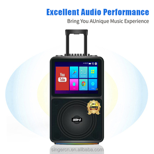 Système de haut-parleurs modèle privé GD-1428 GEDI-G, lecteur audio-vidéo professionnel, haut-parleurs karaoké avec écran - Product Image 2