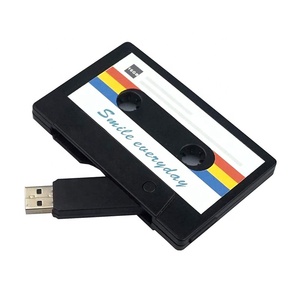 Băng Cassette Tùy Chỉnh Ổ USB <span class=keywords><strong>Flash</strong></span> Quà Tặng Doanh Nghiệp Thanh USB Phong Cách Cổ Điển Băng Dính Từ Tính Độc Đáo - Product Image 1