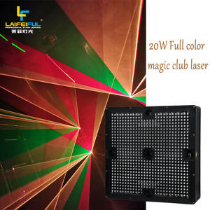 Dj disko lazer için LIGHTFUL <span class=keywords><strong>5</strong></span> kafaları 20W Rgb LED sahne lazer ışığı - Product Image 3