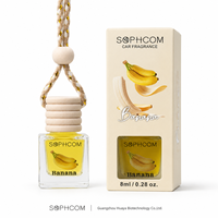 Diffuseur de parfum de luxe liquide 8ml pour voiture, flacon en verre avec bouchon en bois, fabricant OEM de marque privée