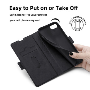 Étui porte-carte personnalisé 15 <span class=keywords><strong>Pro</strong></span> <span class=keywords><strong>Max</strong></span> <span class=keywords><strong>14</strong></span> 13 12 11 Plus étui à rabat pour téléphone portable étui en cuir pour Samsung S24 Ultra - Product Image 5