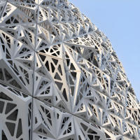 Panneaux de façade architecturale 3D modernes pour villas, hôtels et centres commerciaux - Aluminium sculpté décoratif avec protection anti-corrosion