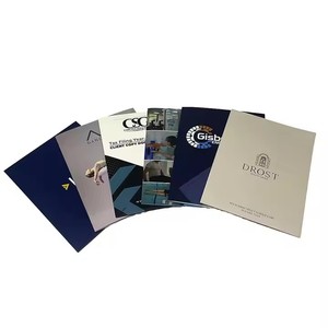 8x11 inch thư mục cho tài liệu/biểu tượng tùy chỉnh A4 thư mục trình bày bất kỳ kích thước in menu/danh mục đầu tư thư mục với túi - Product Image 4