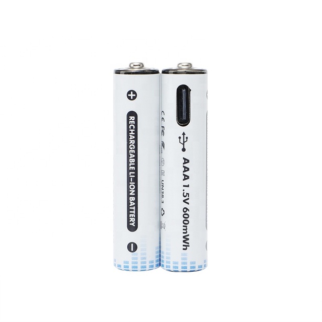 Cuanen Recyclable Charge Type-c 1.5v AAA Rechargeable Lithium-ion Battery for Toys