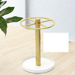 Support de rangement pour brosses à dents en acier inoxydable, étanche, en forme de fleur/roue, pour comptoir de salle de bain, design mignon - Product Image 3