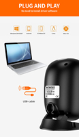 Escáner de Códigos QR NORGEE 666, Escáner de Códigos de Barras Vertical USB para Punto de Venta, Lector de Código de Barras y QR de Escritorio, 30 fps