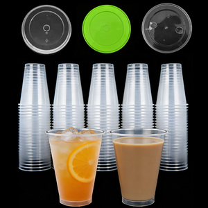 Gobelets en <span class=keywords><strong>plastique</strong></span> jetables personnalisés de 119 mm, 1000 ml, 32 oz, pour boissons chaudes et froides, bubble tea, boba, café, jus, vente en gros, avec couvercles - Product Image 2