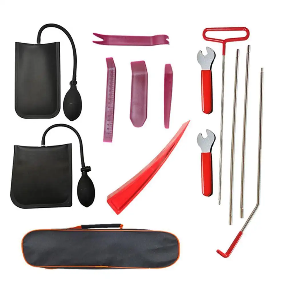 Kit d'outils pour la pompe de la voiture-Kit d'outils pour le verrouillage de la porte ouverte-Clé d'accrochage à longue portée perdue dans le camion