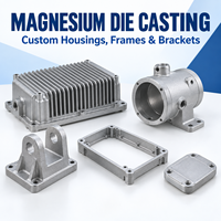 Service de moulage sous pression sur mesure en alliage de magnésium pour boîtiers, supports et cadres avec usinage CNC