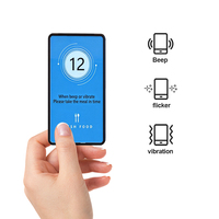 Système d'appel sans fil pour clients avec alertes par vibration et sonnerie - Buzzer de récupération de commandes efficace pour restaurants à fort trafic