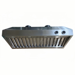 2000m³/hr Ducted Kitchen Hood 48inch, Dual <b>Powerful</b> Motors, Round Digital Dial Touch-Screen Control, Baffle Filter - Product Image 1